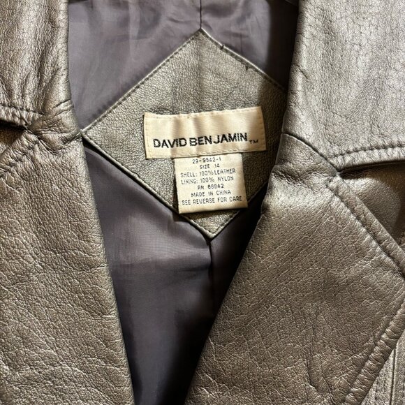 David Benjamin Leather Jacket - Picture 6 of 6